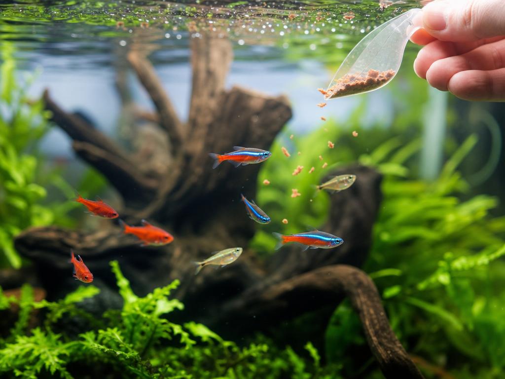 Jak krmit rybičky aby voda zůstala čistá a ryby byly zdravé