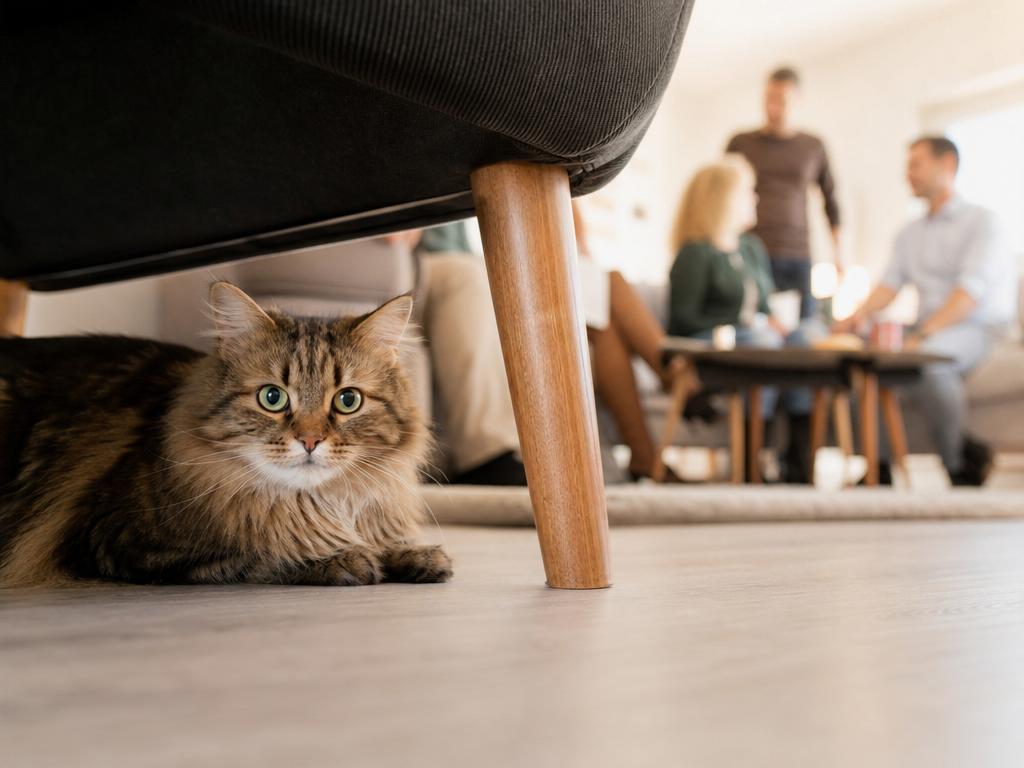 Jak naučit kočku aby se nebála velkých návštěv