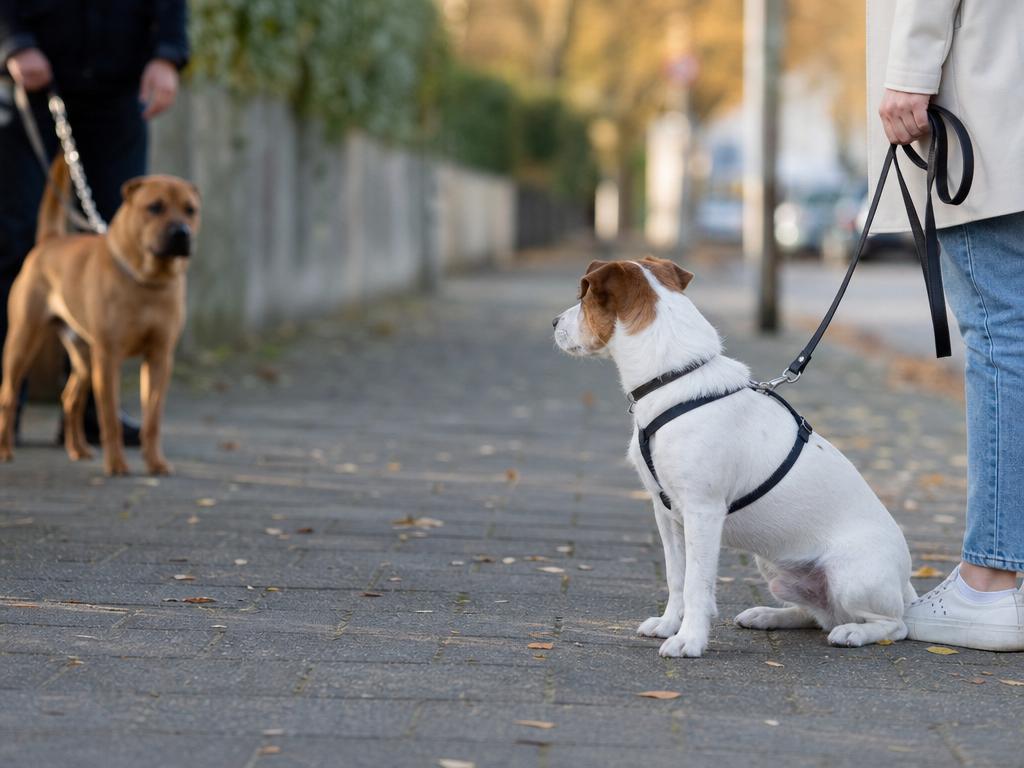 Jak naučit psa aby neštěkal na cizí psy na vodítku na ulici