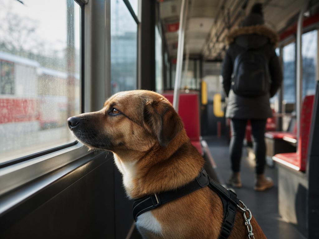Jak naučit psa aby se nebál jízdy tramvají
