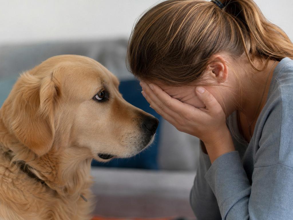 Jak psi reagují na lidský pláč podle psychologického výzkumu