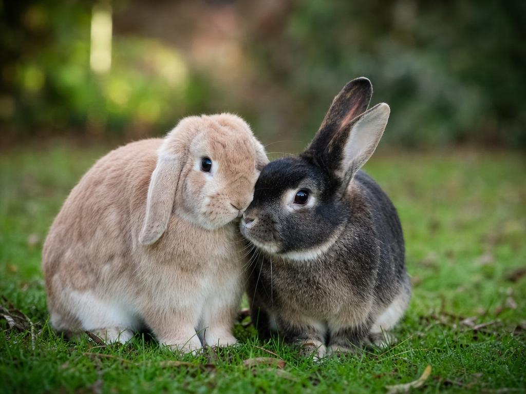 Jak skamarádit dva králíky a co dělat když se spolu perou
