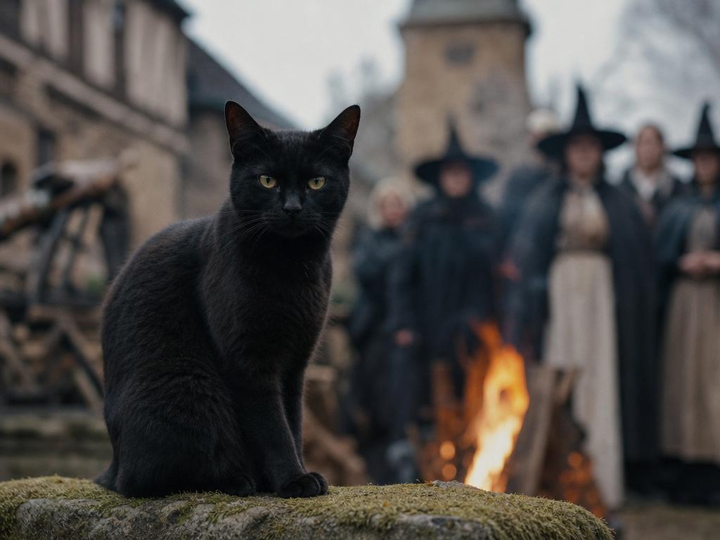 Kočka jako symbol čarodějnictví ve středověku a smutná historie kočičích procesů
