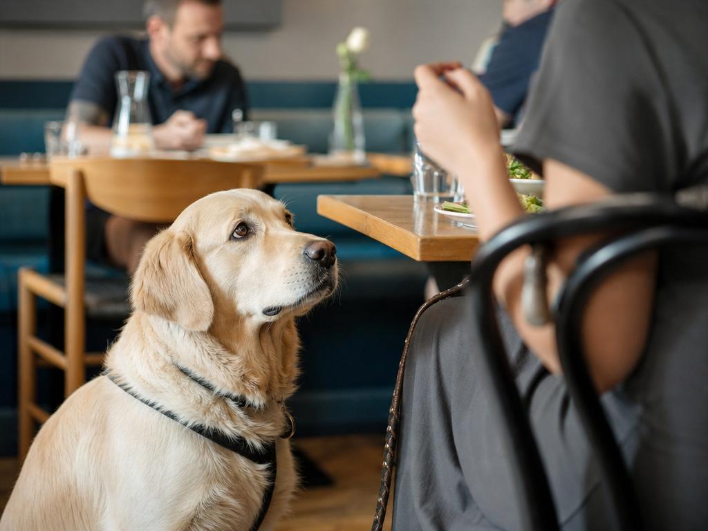 Pes v restauraci: Etiketa a pravidla chování
