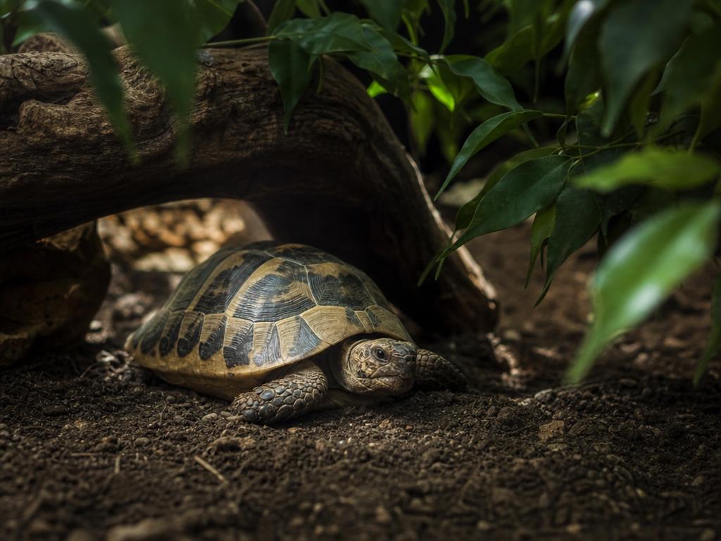 Proč želva vyhledává stín i když má v teráriu ideální teplotu