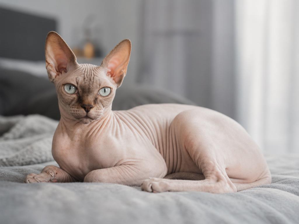 Sphynx a specifická péče o kůži kočky bez srsti