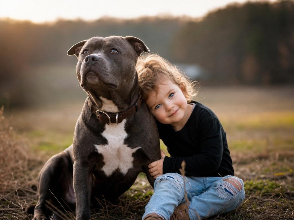 Stafordšírský bulteriér neboli staffie a proč se mu říká pes chůva