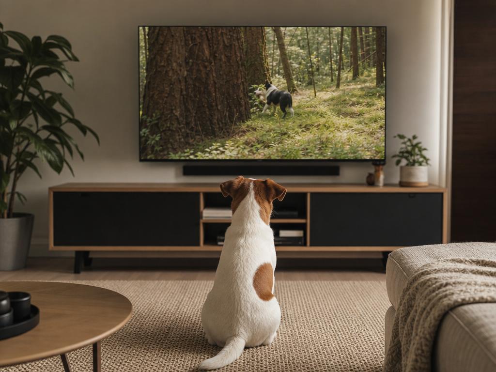 Televize pro psy DogTV a jaký má vliv na psí úzkost ze samoty