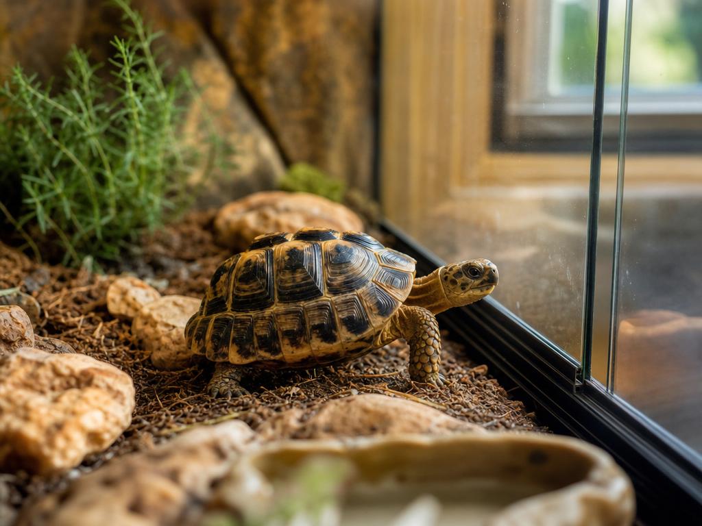Vliv umístění terária na termoregulaci vaší suchozemské želvy